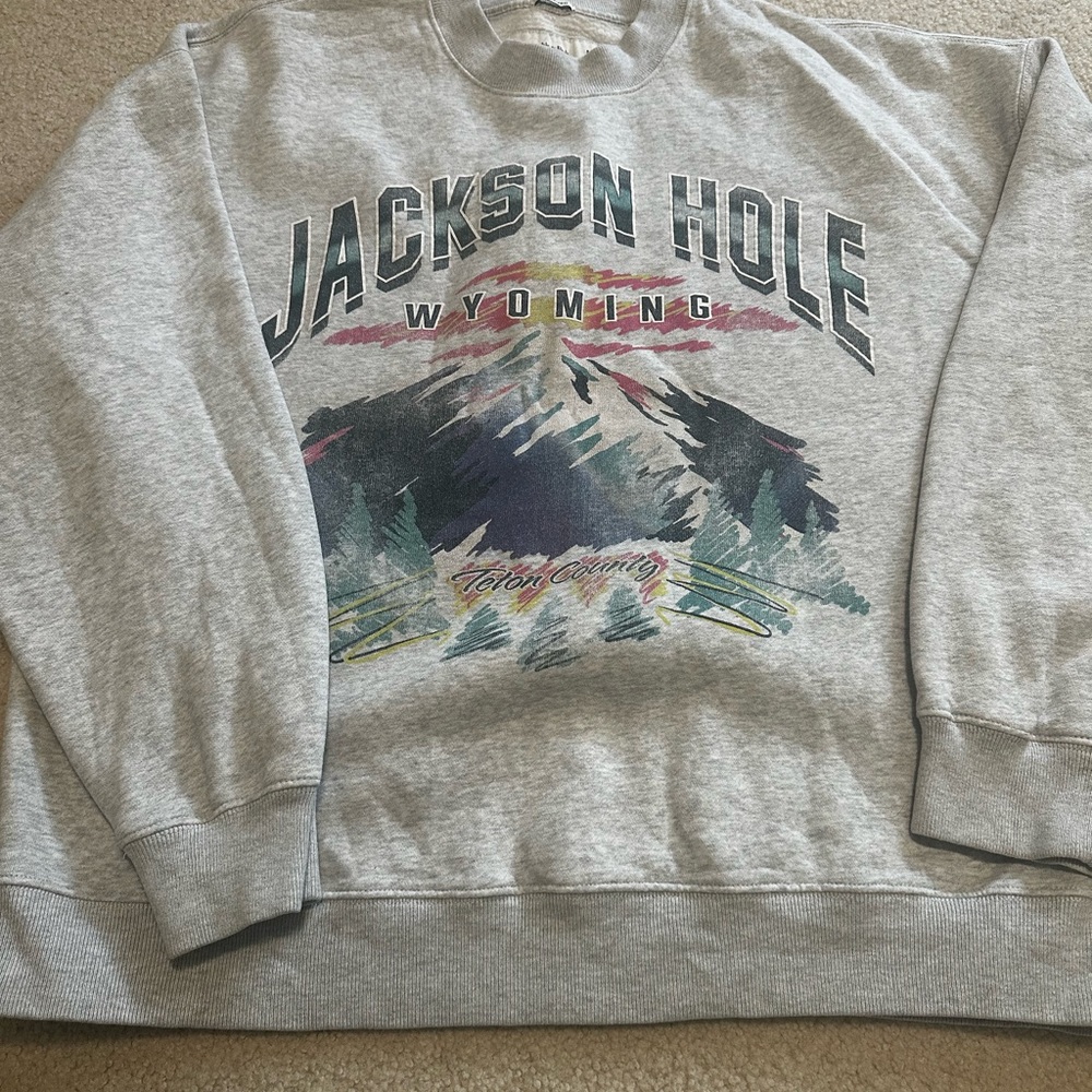Abercrombie Jackson Hole Wyoming Graphic Sweatshirt